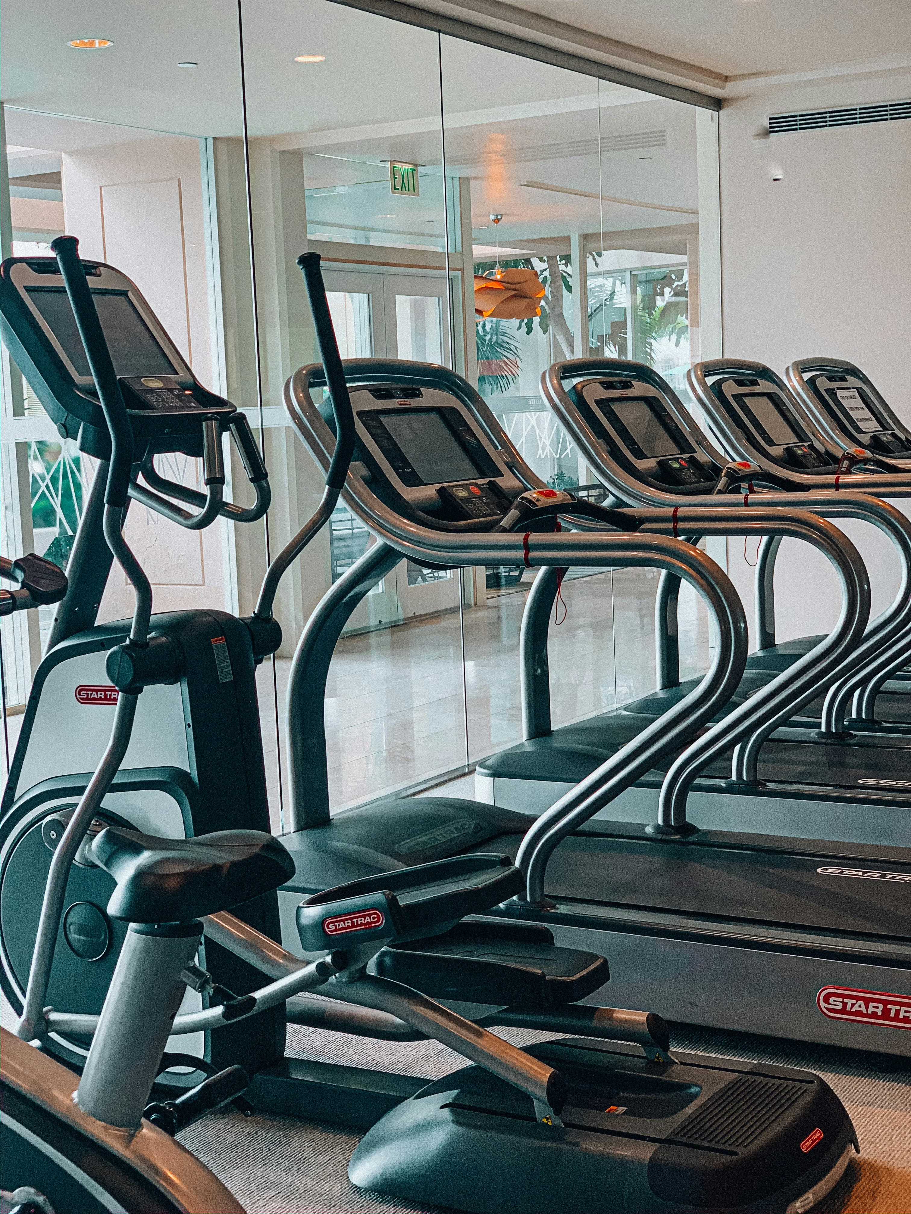 Group fitness workout